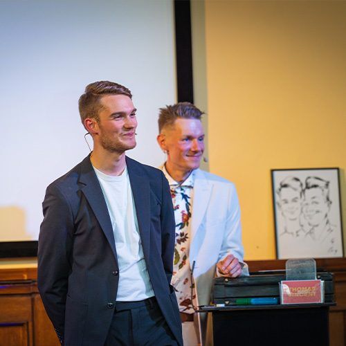Thomas Majka und Vincent Frommer bei der 10-Jahre-Show Thomas Majka und Vincent Frommer bei ihrer 10-Jahre-Jubiläumsshow